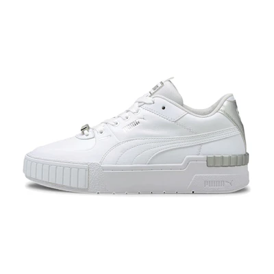 (W) Puma Cali Sport 'Metallic - White'