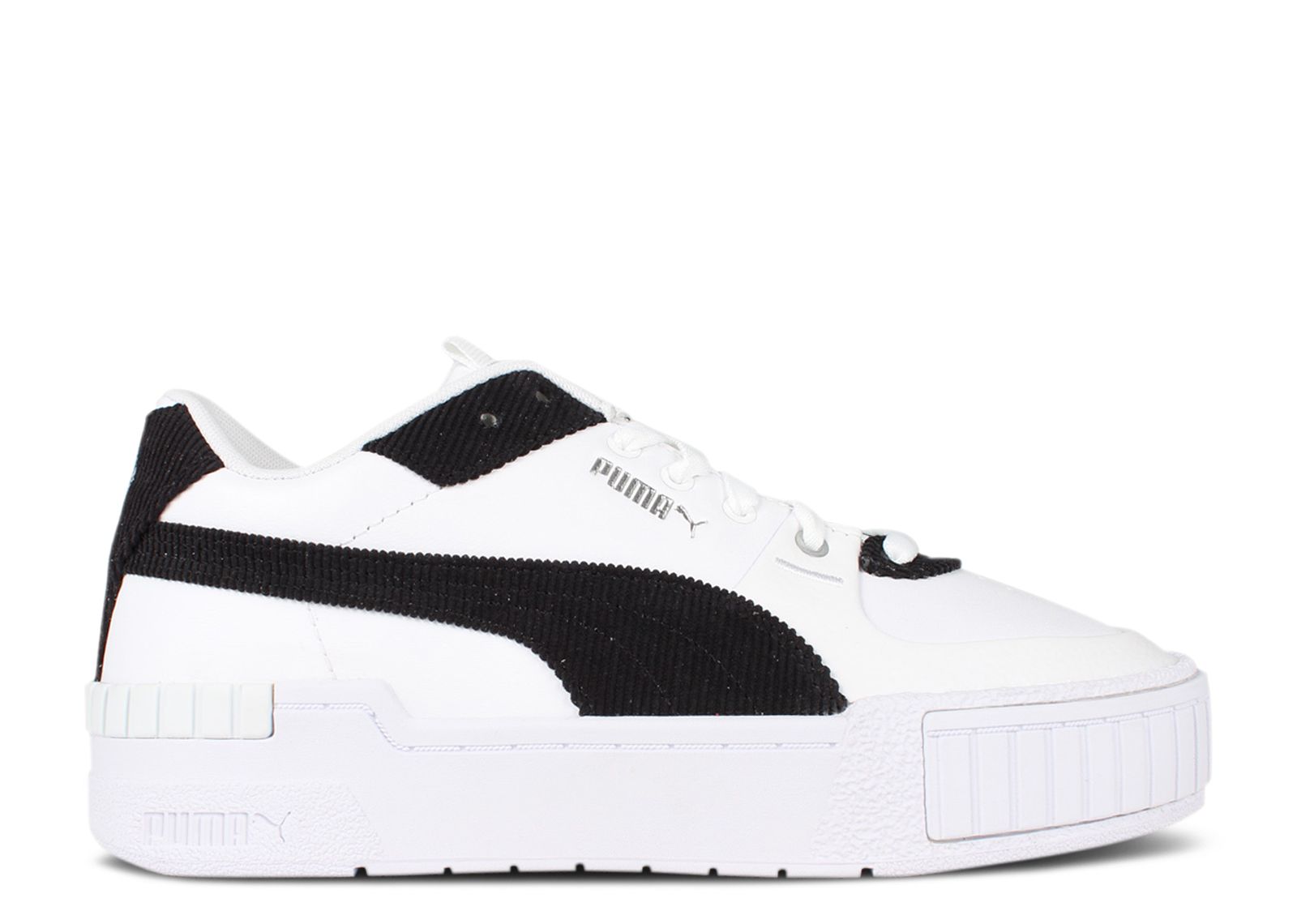 (Women) Puma Cali Sport Corduroy 'White Black'  374111-01