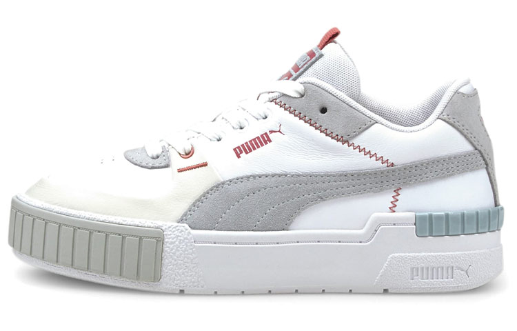 Buy Puma Cali Sport Mix 防滑耐磨 低筒休閒板鞋 女款 白灰紅