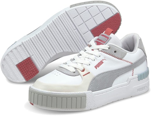 (Women) Puma Cali Sport Mix 'White Grey Red' 371202-16 Lookbook (Women) Puma Cali Sport Mix 'White Grey Red' 371202-16