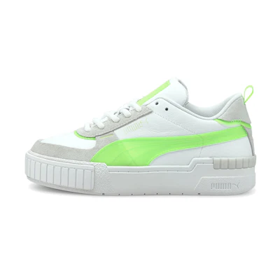 (W) Puma Cali Sport Pop 'White Green Glare'