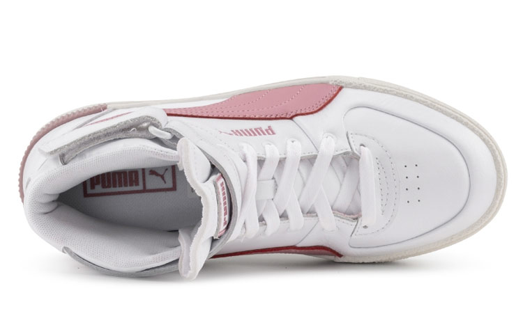 (W) Puma Cali Sport Top Warm Up Casual Board Shoes White 圖 3