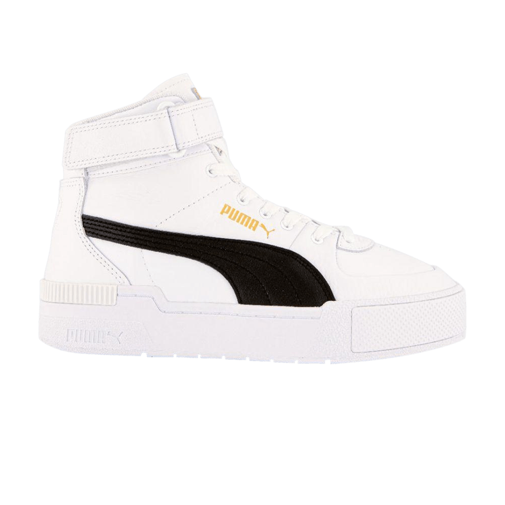 (Women) Puma Cali Sport Warm Up High 'White Black'  373436-07