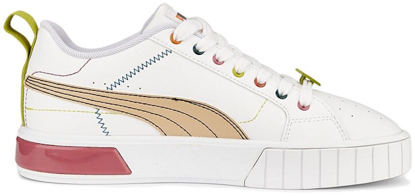Puma Cali Star Pierced 休閒板鞋 女款 白粉藍 Order Puma Cali Star Pierced 休閒板鞋 女款 白粉藍