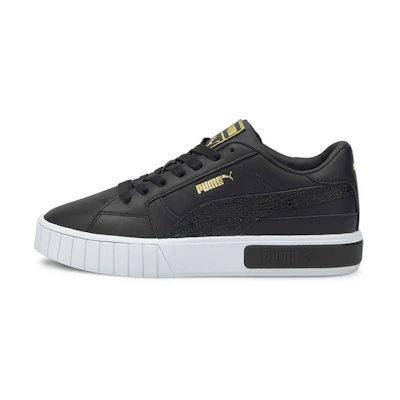 (W) Puma Cali Star Snake Sneakers Black/White