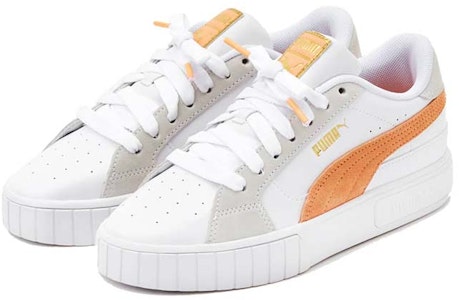 (W) 푸마 캘리 스타 믹스 화이트/핑크 슈즈 380220-01 Lookbook (W) 푸마 캘리 스타 믹스 화이트/핑크 슈즈 380220-01