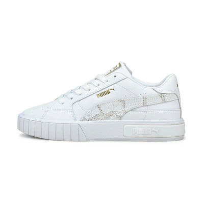 (W) Puma Cali Star Snake Casual Shoes White
