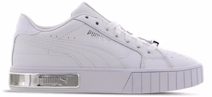 (Women) Puma Cali Star White Silver 380219-01 (Women) Puma Cali Star White Silver 380219-01