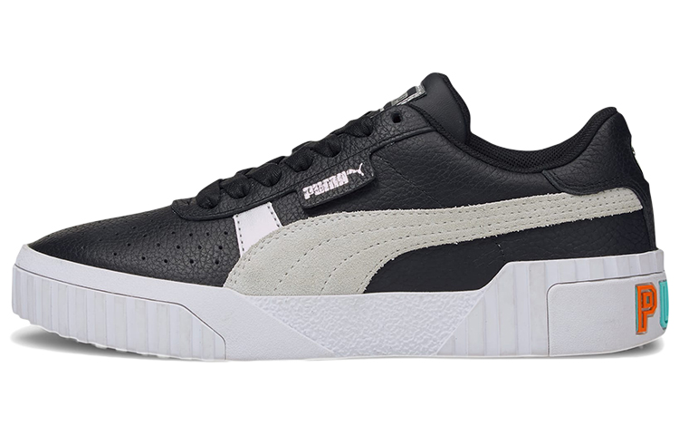 Buy (W) Puma Cali Varsity Hitam/Putih/Abu Sepatu Kasual Olahraga 374109-02