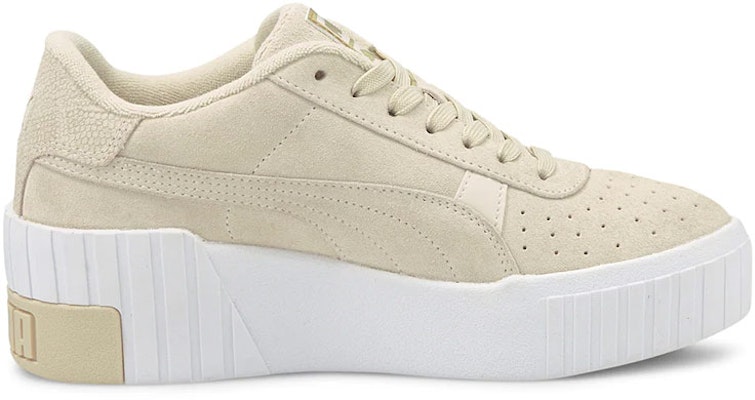 Puma Cali Wedge 耐磨防滑 增高厚底休閒板鞋 女款 米色 Order Puma Cali Wedge 耐磨防滑 增高厚底休閒板鞋 女款 米色