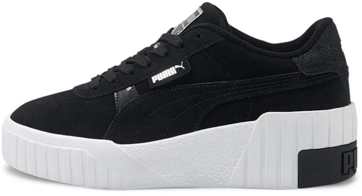 (Women) Puma Cali Wedge 'Black White' 375048-01 Buy (Women) Puma Cali Wedge 'Black White' 375048-01