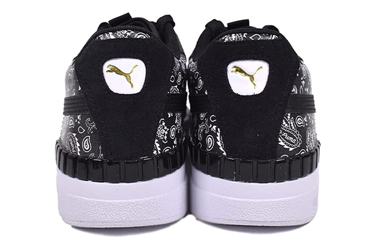 Lookbook (W) 푸마 칼리 웨지 블랙 화이트 (Puma Cali Wedge Black White) 382351-01