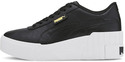 (Women) Puma Cali Wedge 'Black White' 373438-02 (Women) Puma Cali Wedge 'Black White' 373438-02