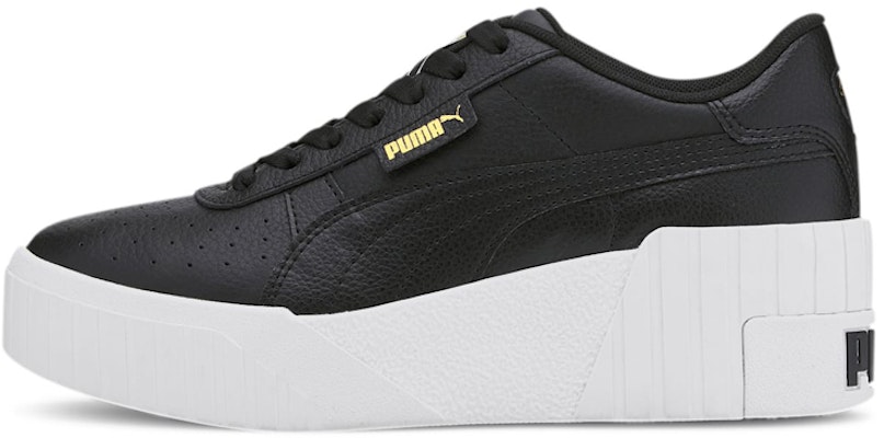 (Women) Puma Cali Wedge 'Black White' 373438-02 Buy (Women) Puma Cali Wedge 'Black White' 373438-02