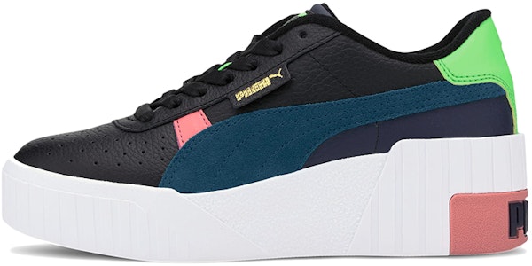 (W) Puma Cali Wedge Sunset Boulevard Negro/Blanco/Verde Zapatos Casuales Mujer 374317-02 Buy (W) Puma Cali Wedge Sunset Boulevard Negro/Blanco/Verde Zapatos Casuales Mujer 374317-02