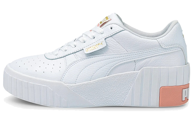 (Women) Puma Cali Wedge 'White Apricot Blush'  373438-04