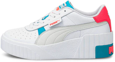 (Women) Puma Cali Wedge 'White Blue Red' 373438-06 (Women) Puma Cali Wedge 'White Blue Red' 373438-06
