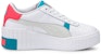 (W) Puma Cali Wedge 'Putih Biru Merah' 373438-06