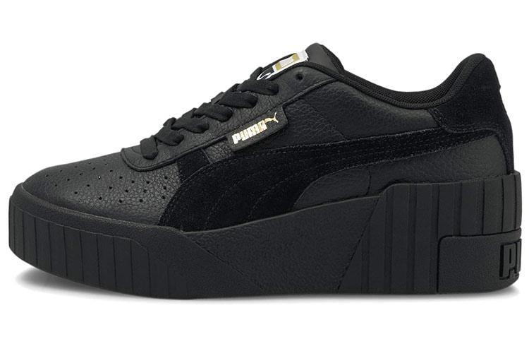 (Women) Puma Cali Wedge Mix 'Black Gold' 373906-06