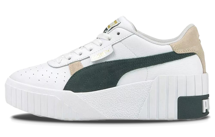 (Women) Puma Cali Wedge Mix 'White'  373906-08