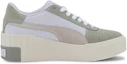 Order (W) Puma Cali Wedge Plateauschuhe Weiß/Grün/Rosa Damen Sneakers 374107-02