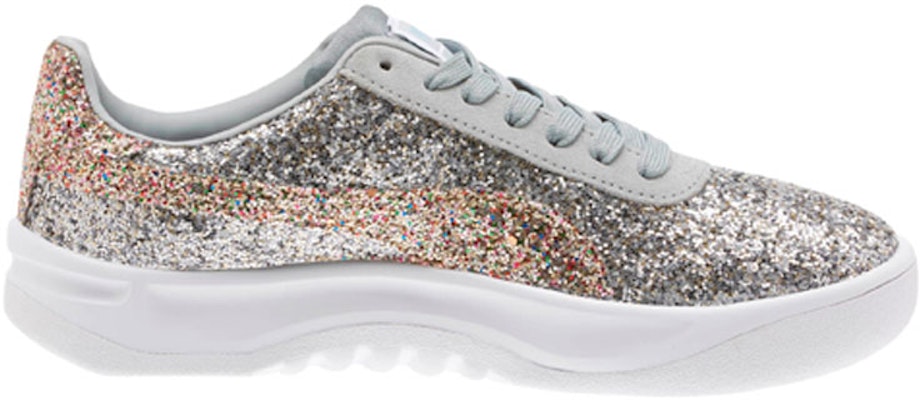 Puma California Glitz 潮流百搭 低筒運動跑步鞋 女款 銀 Order Puma California Glitz 潮流百搭 低筒運動跑步鞋 女款 銀