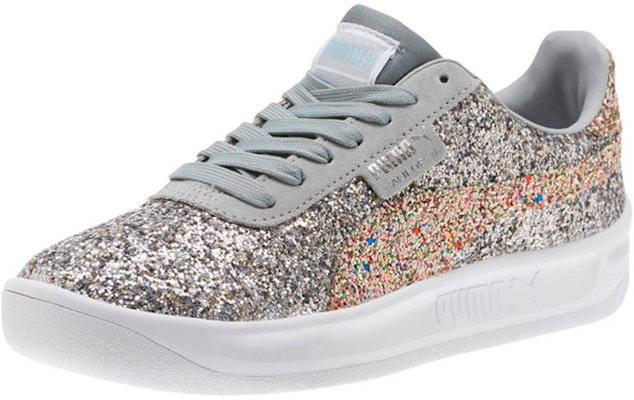 Puma California Glitz 潮流百搭 低筒運動跑步鞋 女款 銀 Lookbook Puma California Glitz 潮流百搭 低筒運動跑步鞋 女款 銀