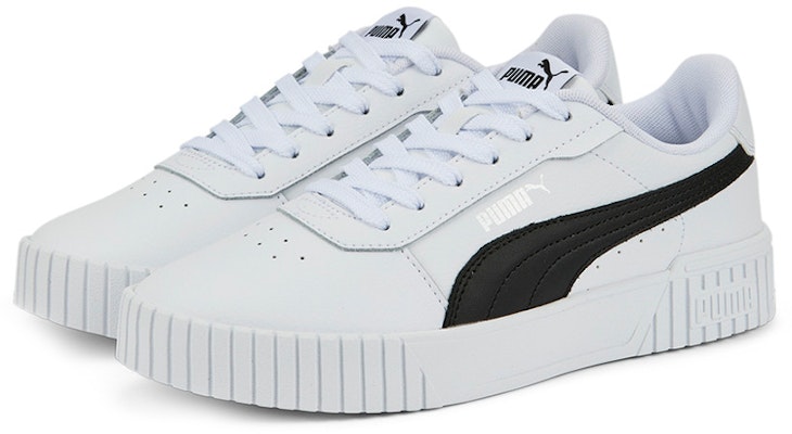 (Women) Puma Carina 2.0 'White Black' 385849-07 Lookbook (Women) Puma Carina 2.0 'White Black' 385849-07