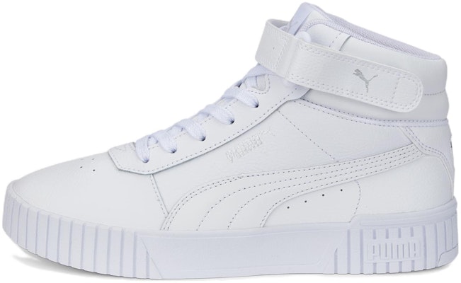 (W) Puma Carina 2.0 Mid 'Putih Silver' 385851-02 Buy (W) Puma Carina 2.0 Mid 'Putih Silver' 385851-02