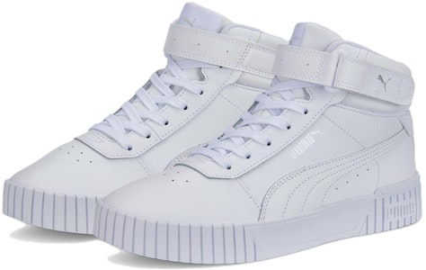 (W) Puma Carina 2.0 Mid 'Putih Perak' 385851-02 Lookbook (W) Puma Carina 2.0 Mid 'Putih Perak' 385851-02