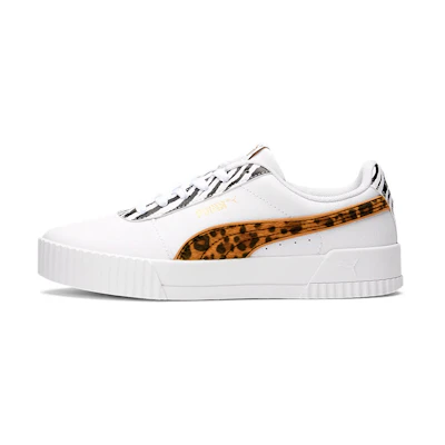 (W) Puma Carina Animal Mix 'Leopard White'