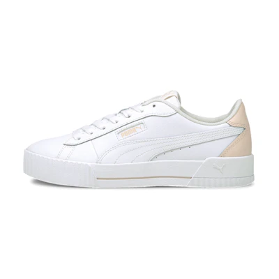 (W) Puma Carina Crew Casual Shoes White/Pink