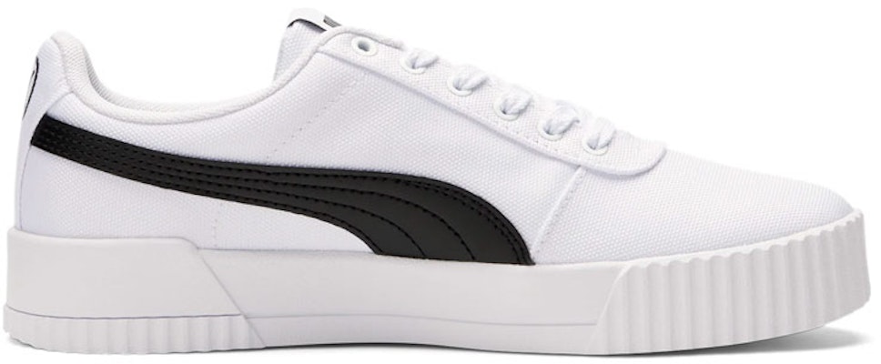 (W) Puma Carina Canvas Kasut Luncur Santai Putih/Hitam 368669-01 Order (W) Puma Carina Canvas Kasut Luncur Santai Putih/Hitam 368669-01