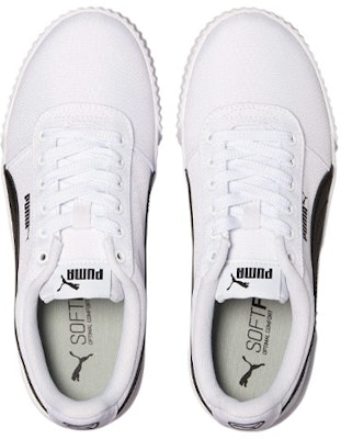 (W) Puma Carina Canvas Kasut Luncur Santai Putih/Hitam 368669-01 Lookbook (W) Puma Carina Canvas Kasut Luncur Santai Putih/Hitam 368669-01