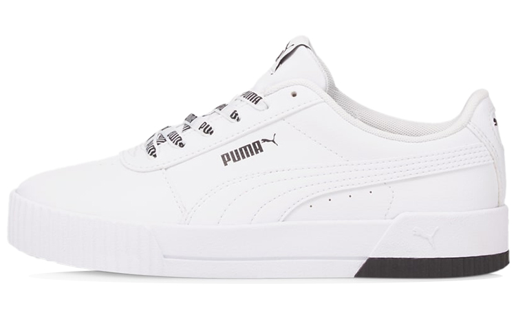 (Women) Puma Carina Logomania Sneakers White/Black 383906-01