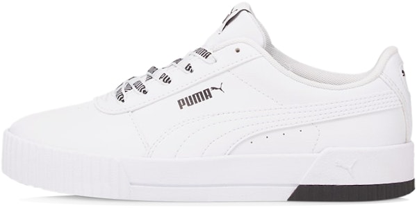 (W) プーマ カリーナ ロゴマニア (白/黒) 383906-01 Buy (W) プーマ カリーナ ロゴマニア (白/黒) 383906-01