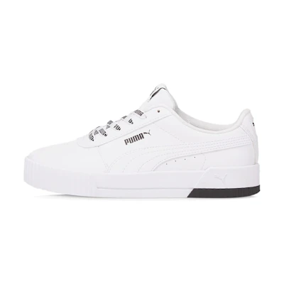 (W) Puma Carina Logomania Sneakers White/Black
