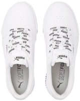 (W) Puma Carina 标志狂热运动鞋 白/黑 383906-01 Lookbook (W) Puma Carina 标志狂热运动鞋 白/黑 383906-01