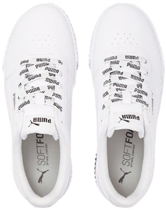 (W) プーマ カリーナ ロゴマニア (白/黒) 383906-01 Lookbook (W) プーマ カリーナ ロゴマニア (白/黒) 383906-01