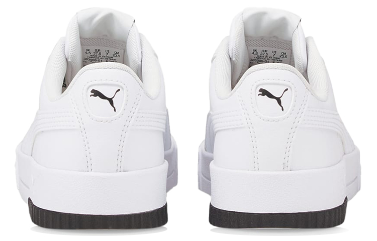 Shop (W) プーマ カリーナ ロゴマニア (白/黒) 383906-01