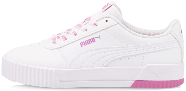 (W) 푸마 카리나 로고매니아 여성 스니커즈 화이트/레드/핑크 383906-02 Buy (W) 푸마 카리나 로고매니아 여성 스니커즈 화이트/레드/핑크 383906-02