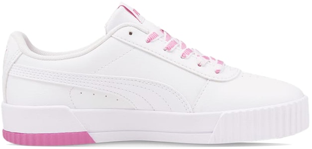 (W) 푸마 카리나 로고매니아 여성 스니커즈 화이트/레드/핑크 383906-02 Order (W) 푸마 카리나 로고매니아 여성 스니커즈 화이트/레드/핑크 383906-02