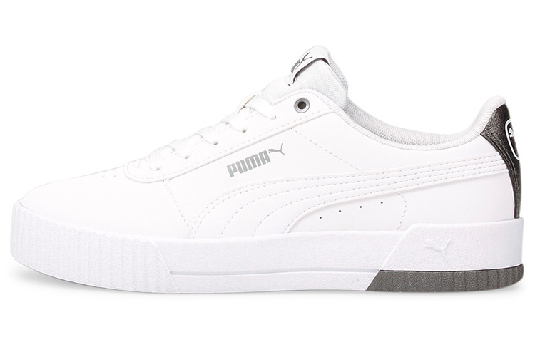 Buy 彪馬Carina Raw金屬色 休閒板鞋 女款 白黑色