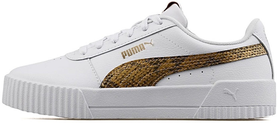 (Women) Puma Carina 'Snake Retro Casual - White' 373808-01 Buy (Women) Puma Carina 'Snake Retro Casual - White' 373808-01