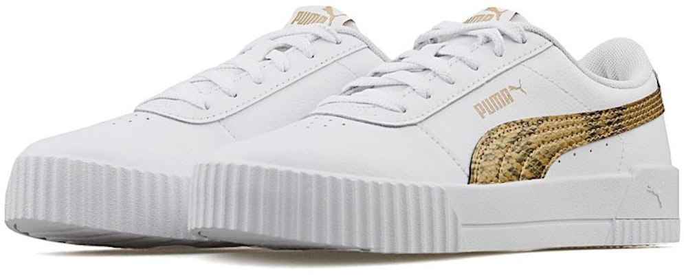 (Women) Puma Carina 'Snake Retro Casual - White' 373808-01 Lookbook (Women) Puma Carina 'Snake Retro Casual - White' 373808-01