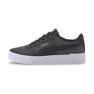 (W) Puma Carina Tie Dye Sneakers Black