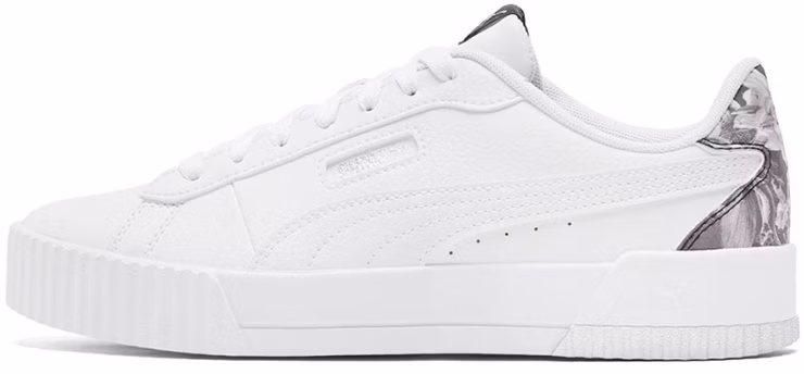 Women Puma Carina Crew Untamed Su For Casual Shoes White Black 375960 02