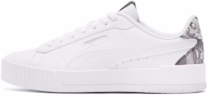 (Women) Puma Carina Crew Untamed Su For Casual Shoes White/Black 375960-02 (Women) Puma Carina Crew Untamed Su For Casual Shoes White/Black 375960-02