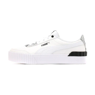 (W) Puma Carina Lift Casual Shoes For White/Black