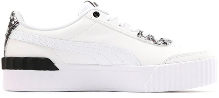 Order (Women) Puma Carina Lift Casual Shoes For White/Black 382504-01
